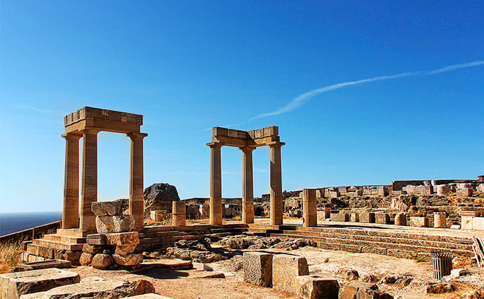 древние сооружения Родос 