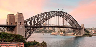мост харбор бридж в австралии