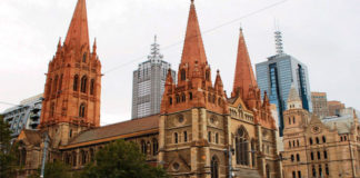Собор Святого Павла в Мельбурне в Австралии